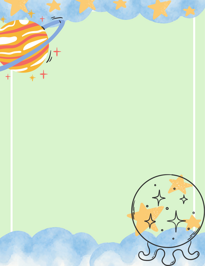 Kawaii Space Planner Bundle - Green