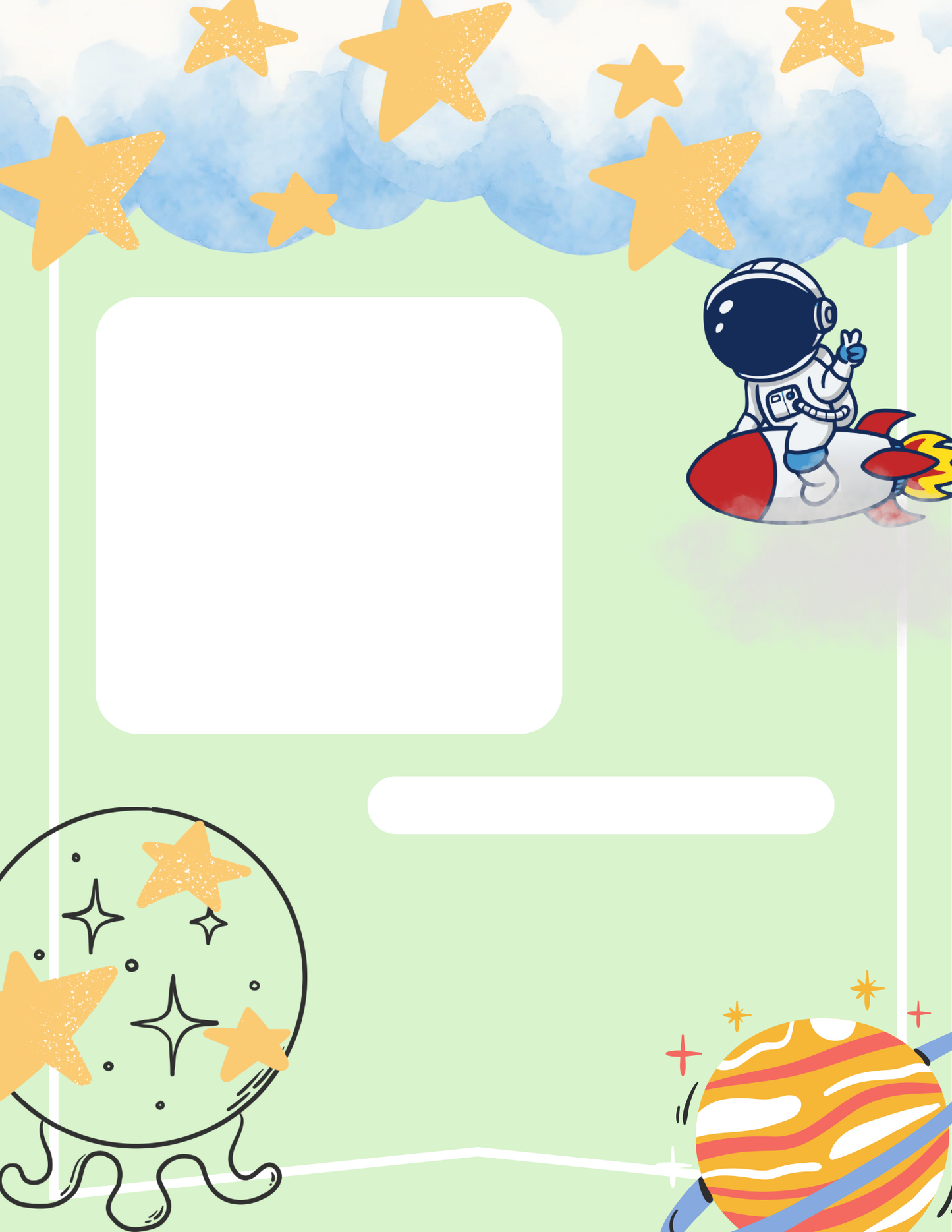 Kawaii Space Planner Bundle - Green