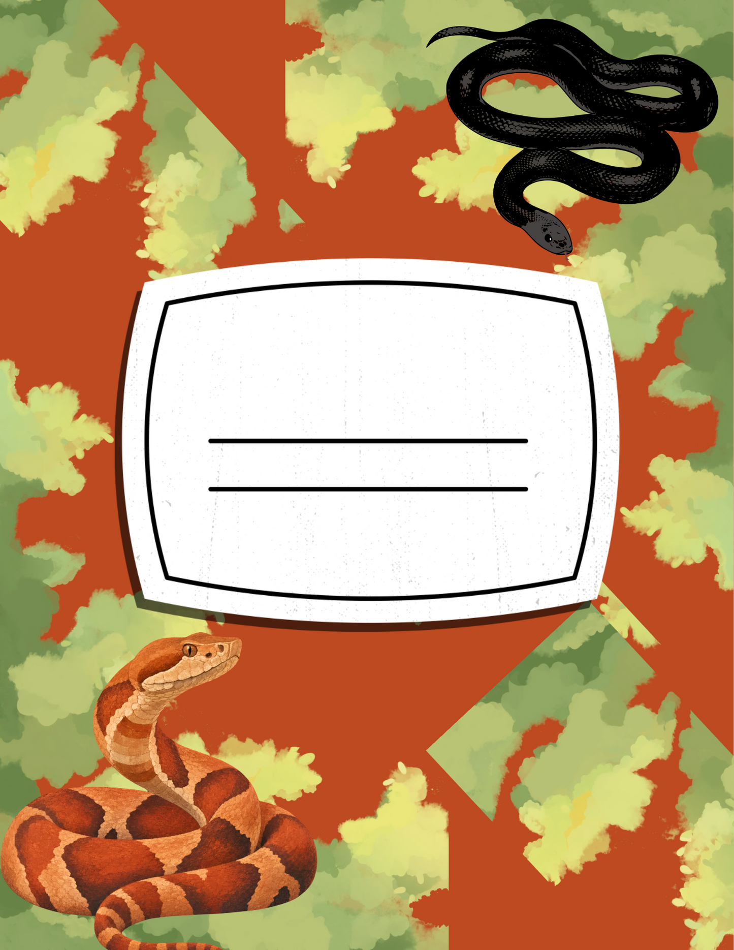 Snake Planner Cover
