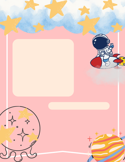 Kawaii Space Planner Bundle - Pink