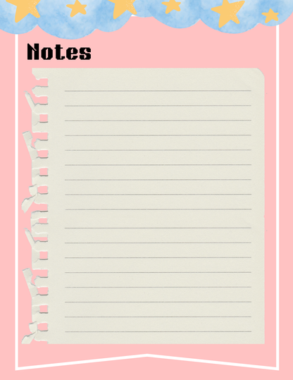 Kawaii Space Planner Bundle - Pink