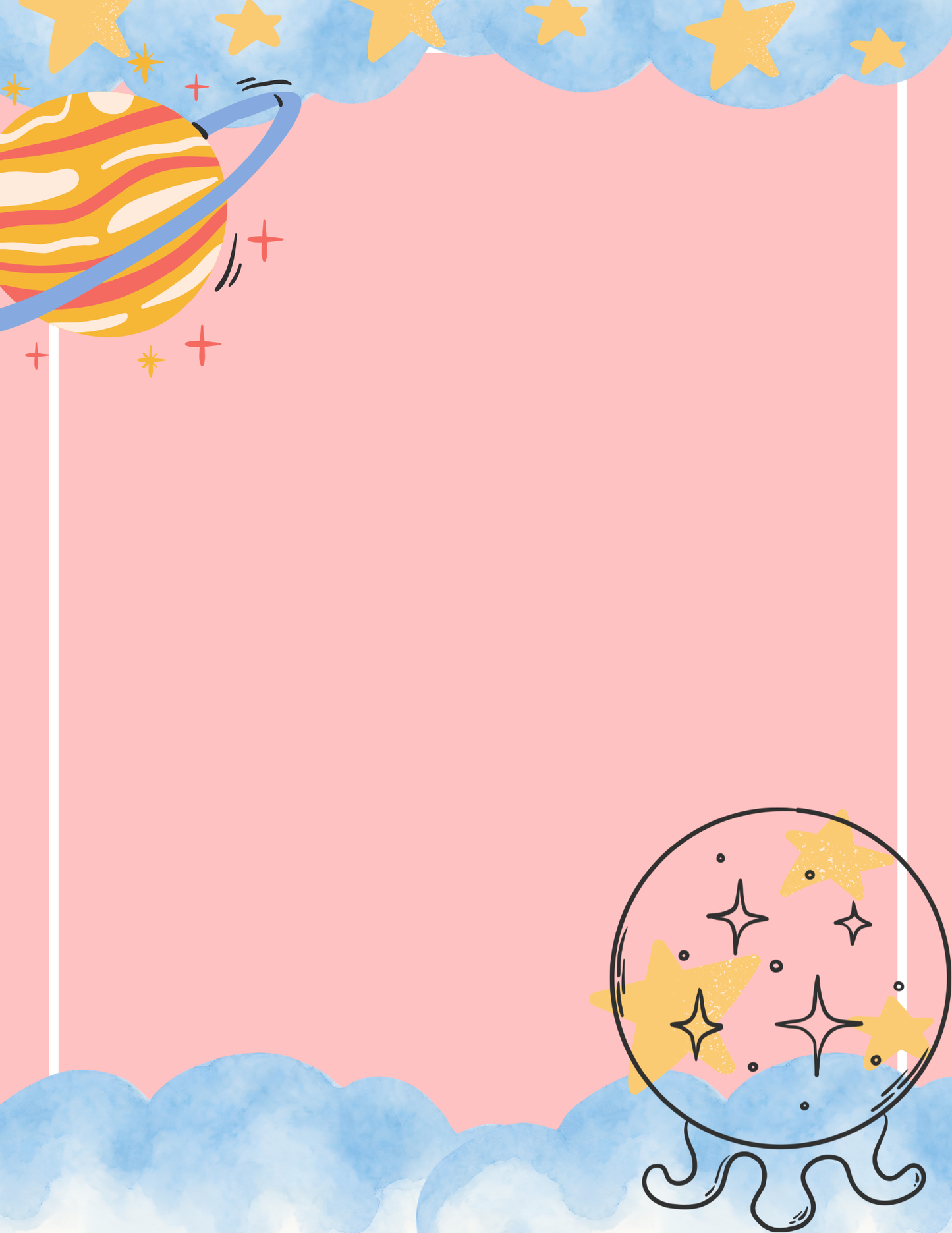 Kawaii Space Planner Bundle - Pink