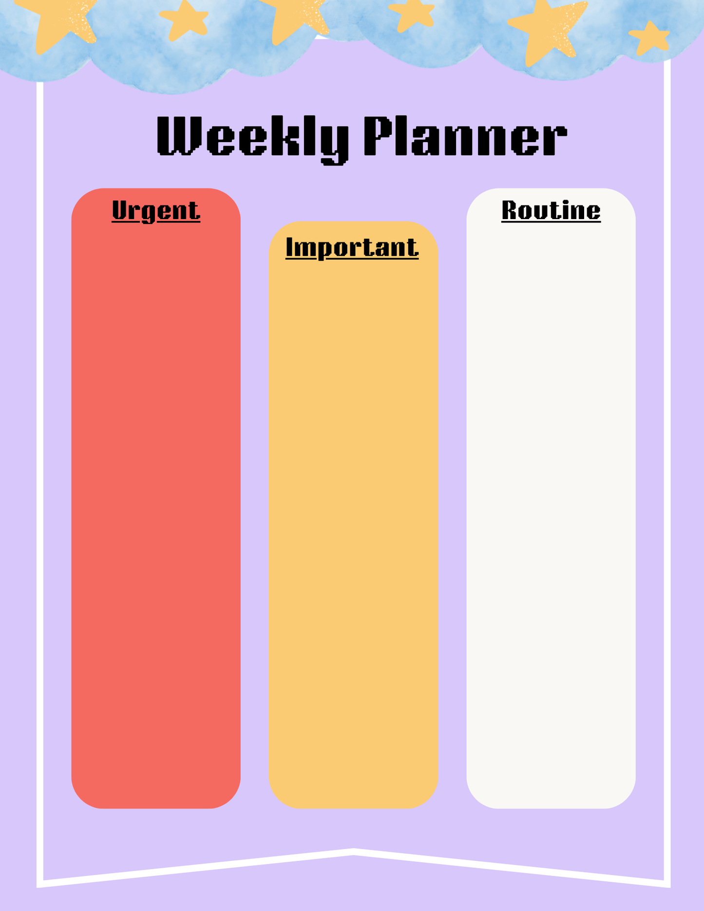 Kawaii Space Planner Bundle