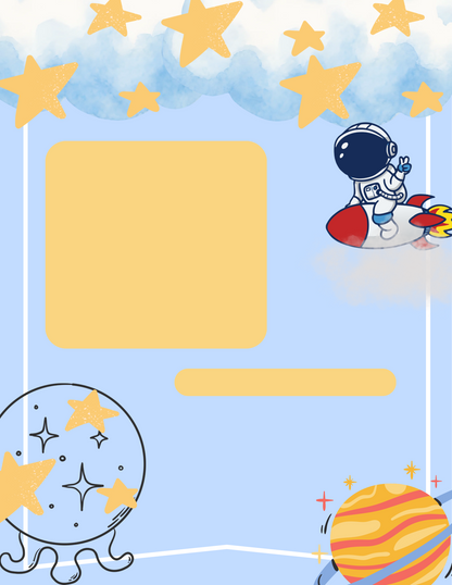 Kawaii Space Planner Bundle - Blue