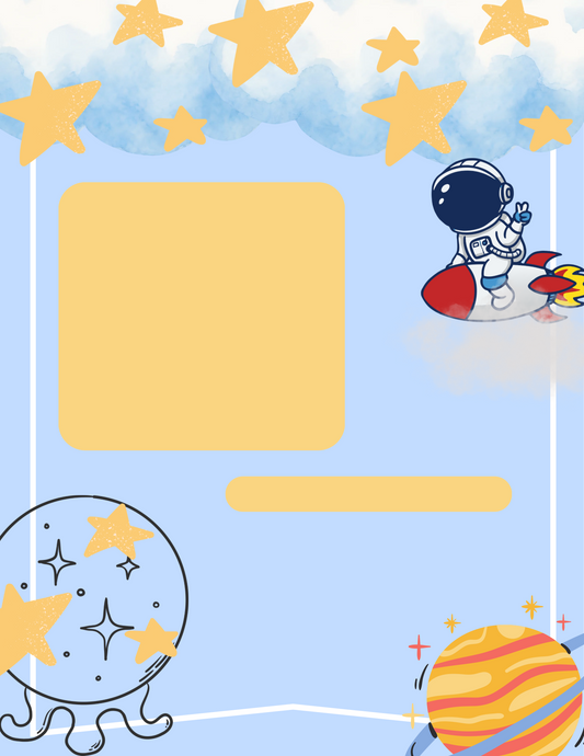 Kawaii Space Planner Bundle - Blue