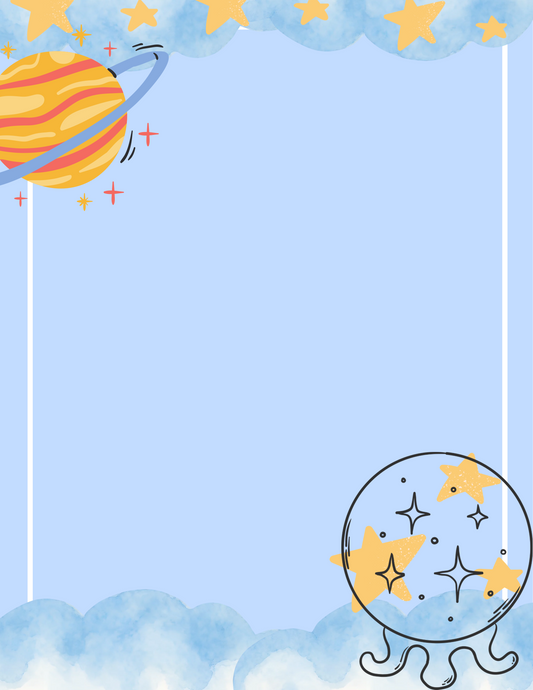 Kawaii Space Planner Bundle - Blue