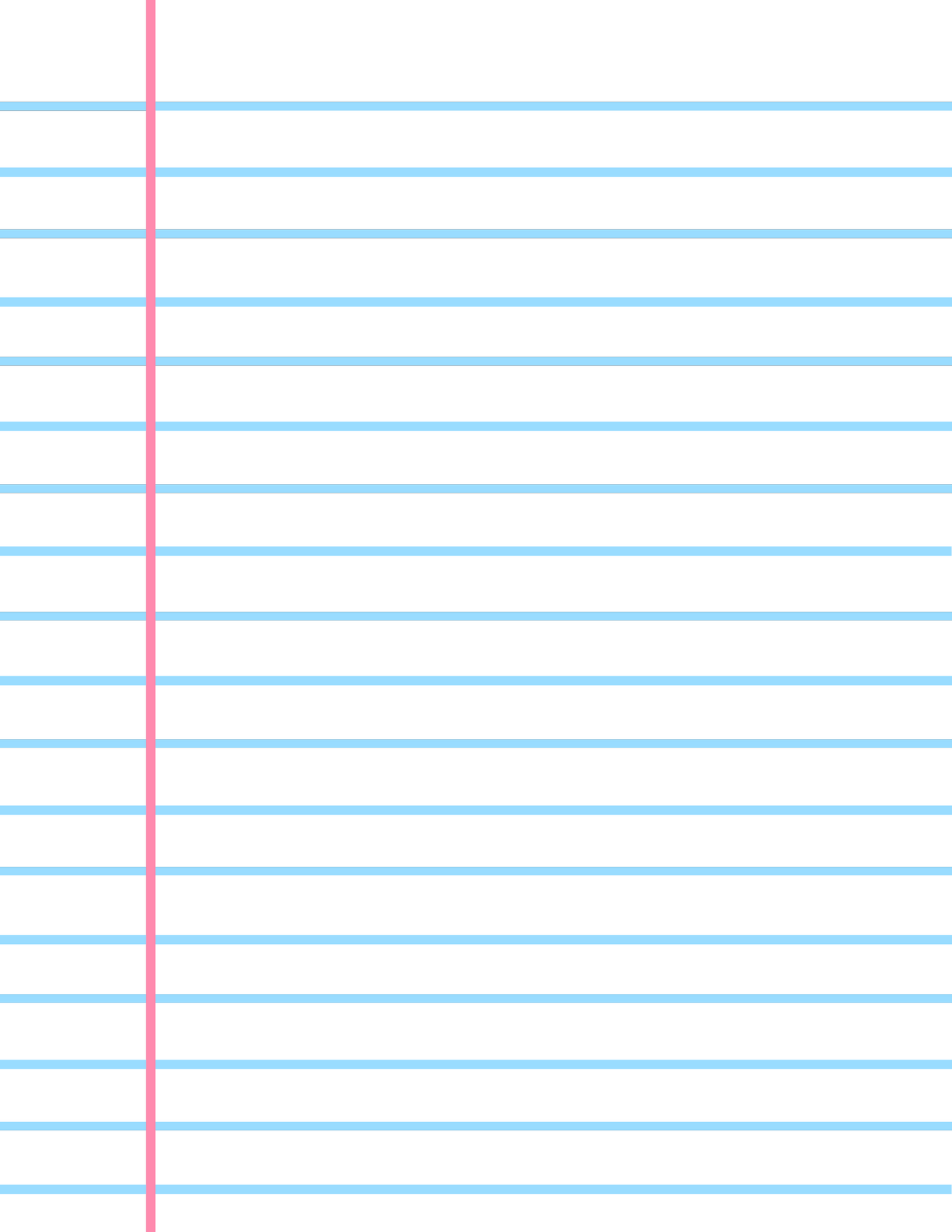 Ruled Paper for Notes