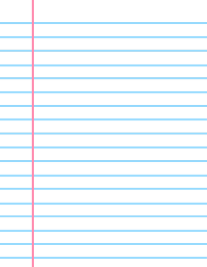 Ruled Paper for Notes
