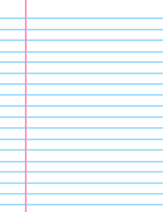 Ruled Paper for Notes